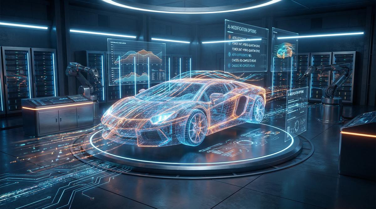 偷拍AI汽车改装视频技术展示